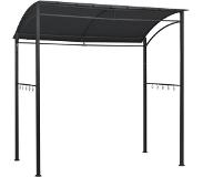 vidaXL Barbecue paviljoen 215x150x220 cm staal antraciet