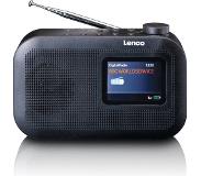 Lenco PDR-026BK - Draagbare DAB+/FM radio met Bluetooth - zwart