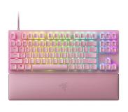 Razer Huntsman V2 TKL Quartz gaming toetsenbord RGB leds, TKL, Double Shot PBT