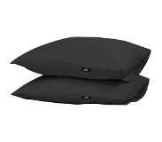 Seashell King - 2 STUKS kussensloop - 100% katoen - 300 TC topkwaliteit - 2x 60x70 - antraciet