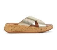 FitFlop F-mode Cros Sandals Goud EU 39 Vrouw