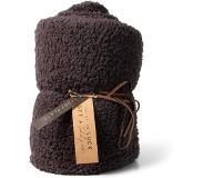 Senza Teddy Plaid - 160 x 120 cm - Antraciet