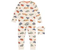 HEMA Kinder Pyjama Auto's Met Poppennachtshirt Beige