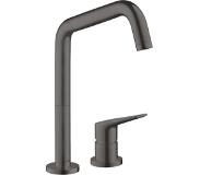 Axor Citterio M 2-gats ééngreeps keukenmengkraan 240 met draaibare uitloop, brushed black chrome