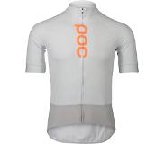 POC Essential Road Logo Jersey met korte mouwen Heren, wit/grijs S 2023 Wielershirts