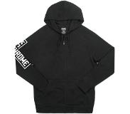 Chrome Flying Lion Zip Hoodie - black