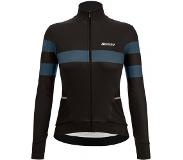 Santini Coral Bengal Long Sleeve Woman Jersey Nero M