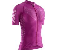 X-Bionic Fietsshirt X-Bionic Women Twyce G2 Bike Zip SS Purple White-L