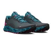 Under Armour UA Charged Bandit Trail 2 Dameshardloopschoenen - Jet Gray/Still Water/Rebel Pink