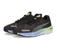 Puma Velocity Nitro 2 Fade - Runningschoenen Black / Elektro Purple / Silver 42.5
