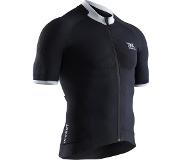 X-Bionic Invent 4.0 Bike Race Zip Shirt Short Sleeves for Men - opal black/arctic white
