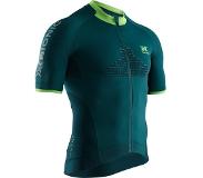 X-Bionic Invent 4.0 Bike Race Zip Shirt Short Sleeves for Men - pine green/amazonas green