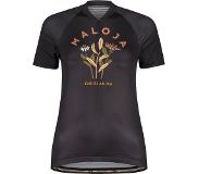 Maloja GanesM. Jersey met korte mouwen Dames, zwart S 2022 Wielershirts