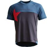 Zimtstern Bulletz SS Shirt Men, grijs/blauw S 2023 MTB & Downhill jerseys