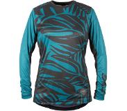 TSG Floral Longsleeve Jersey, blauw/zwart S 2022 MTB & Downhill jerseys