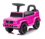Mercedes Loopauto G350 Roze - Hoogwaardige Afwerking - Inclusief Opbergruimte - Stevige Rugleuning