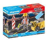 Playmobil Gift Sets - Bouwvakker met randensnijder 71185