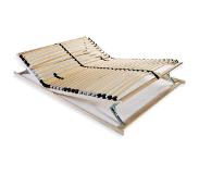vidaXL Lattenbodem met 28 latten 7 zones 120x200 cm