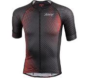 Zoot Tri Aero Short Sleeve Jersey Grijs S Man