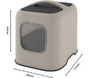 MyPet Kattentoilet Biala - Cappuccino - 44,0 x 39,0 x 51,0 cm