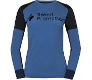 Sweet Protection Hunter Merino Hybrid Long Sleeve Enduro Jersey Blauw L Vrouw