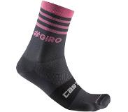 Castelli Giro 13 Stripe Sock Gray/Rosa S/M