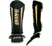 Booster King Pro Boxing Scheenbeschermers KPB/SG REVO 6 Zwart Goud XL = Scheenbeen Lengte 36 cm