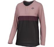 IXS Dames Flow XTG Lange Mouw Henley wielershirt (Maat M, Roze)