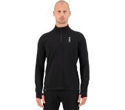 Mons Royale - Cascade Merino Flex 200 1/4 Zip - Merino-ondergoed L, zwart