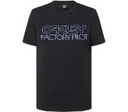 Oakley Apparel Wmns Factory Pilot Short Sleeve T-shirt Zwart XL Vrouw