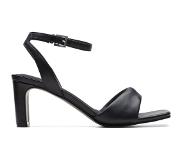 Clarks - Dames - Seren65 Strap - D - 2 - black leather - maat 6,5