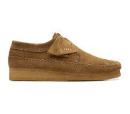 Clarks - Heren - Weaver - G - 5 - dark green suede - maat 10,5