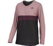 IXS Dames Flow XTG Lange Mouw Henley wielershirt (Maat XS, Roze)