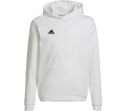 Adidas Entrada 22 Sweat Hoodie Kids Wit Zwart