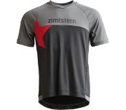 Zimtstern Bulletz SS Shirt Men, zwart/grijs L 2023 MTB & Downhill jerseys
