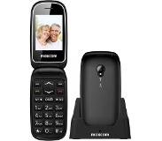 Maxcom MM816 - 2.4" Senior Clamshell Telefoon, SOS-knop, Dual SIM, Zwart