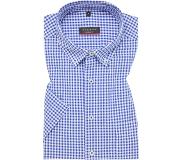 Eterna Modern Fit Overhemd In Blauw Geruit