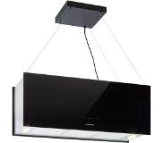 Klarstein Kronleuchter XL eilandafzuigkap 90cm afvoer: 590m³/h led touch zwart