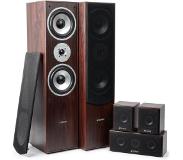 Fenton 5.0 home cinema systeem 335w RMS notenboomafwerking