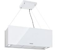 Klarstein kroonluchter XL eiland afzuigkap 90cm circulatielucht 590m³/h LED touch wit