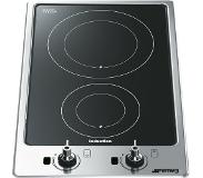 Smeg PGF32I-1 Domino Inductie 30cm Rand Inox