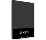 ISleep Satijn-Katoen Kussenslopen (2 stuks) - 60x70 cm - Antractiet