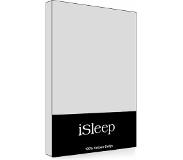 ISleep Satijn Kussenslopen (2 stuks) - 60x70 cm - Zilver