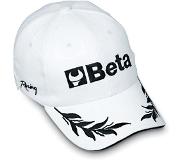 Beta BetaCollection Cap, 100% katoen, verstelbaar, geborduurde voorkant en zijkant, wit 9525B - 095251031