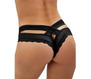 Christine le Duc Strappy hipster - zwart