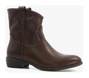 Blue Box lage dames western boots bruin maat 41