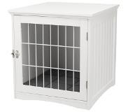 Trixie benche home kennel hond / kat wit 48x51x51 cm