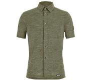 Santini Summer Gravel Short Sleeve Shirt Groen M Man