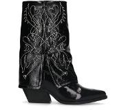 Sacha lakleren cowboylaarzen zwart Dames | Maat: 39