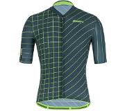 Santini Sleek Dinamo Short Sleeve Jersey Green